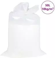 vidaXL Sitzsackf&uuml;llung EPS 50 L Wei&szlig; 10 kg/m&sup3;
