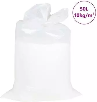 vidaXL Sitzsackf&uuml;llung EPS 50L wei&szlig; 10kg/m&sup3;