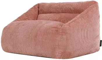 Icon Cecilia Kinder-Sitzsack Sofa, Cord, rosa (Cecilia)
