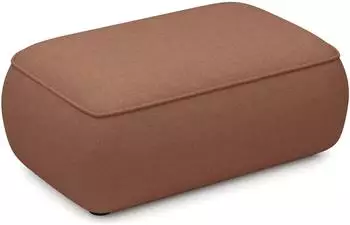 Selsey Ovo Pouf Chenille kupfer, 100cm