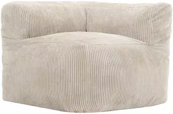 Icon Zen Eck-Sitzsack modular, Cord, beige (800000853322)