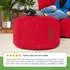 Green Bean Sitzhocker Pouf Cord 45x25cm EPS-Füllung, rot (Indoor)