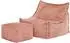 Icon Alto Kinder-Sitzsack & Hocker, Cord, rosa (EU1KALTOFSTJC038)