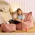 Icon Alto Kinder-Sitzsack & Hocker, Cord, rosa (EU1KALTOFSTJC038)