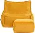 Icon Alto Kinder-Sitzsack & Hocker, Cord, ocker (EU1KALTOFSTJC017)
