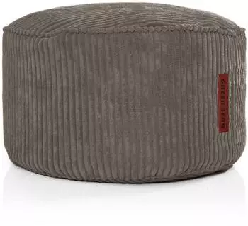 Green Bean Indoor Pouf Cord 45x25cm, anthrazit (EPS-F&uuml;llung)