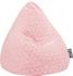 Sitting Point BeanBag Fluffy Hearts 120L Rose