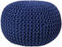 blue: Beliani Bean Bag Conrad 50 x 35 cm