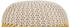 Yellow Beige: Beliani Bean Bag Conrad 50 x 35 cm
