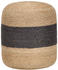 vidaXL Handmade Bean Bag in Jute Dark Grey 40 x 45 cm