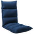 vidaXL Folding floor chair 135 x 50 x 13cm blue