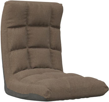 vidaXL Bodenstuhl Faltbar 50 x 64 x 58 cm taupe