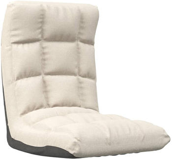 vidaXL Bodenstuhl Faltbar 50 x 64 x 58 cm creme
