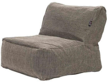 ROOLF Living Dotty Sitzsack-Sessel M 75x75 cm Hellgrau
