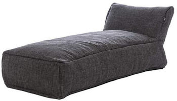 ROOLF Living Dotty Sitzsack-Longchair Dunkelgrau