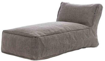 ROOLF Living Dotty Sitzsack-Longchair Hellgrau