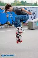 SCHILDKR&Ouml;T Skateboard Grinder 78,70cm (31) Wolf Deck 790 x 200 mm, 9-fach verleimtes