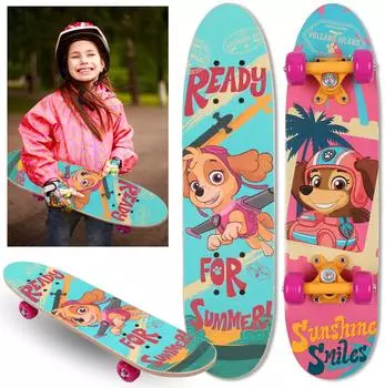 Sarcia.eu Paw Patrol Kinder-Holzskateboard 61cm, rutschfest (34043)