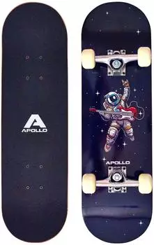 Apollo Space Rock Kinderskateboard 71cm, ABEC 3