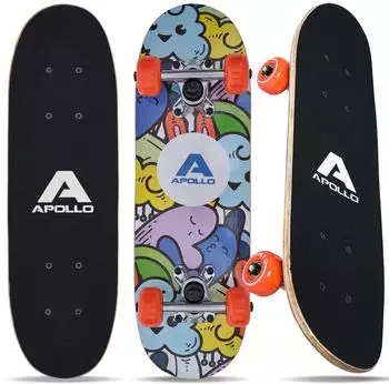 Apollo Fluffy Kinderskateboard 51cm (ABEC 3)