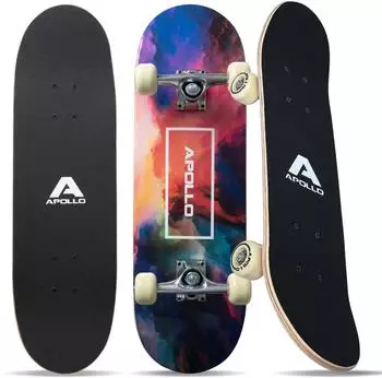 Apollo Color Nebula Kinderskateboard 71cm, ABEC 3