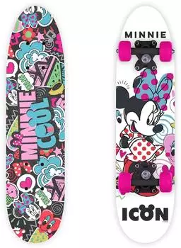 Disney Minnie Mouse Kinder-Skateboard 24", 9-lagiges Ahornholz, PVC-Räder (9935)