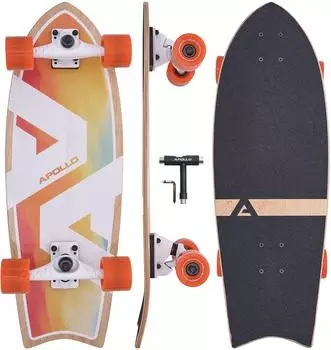 Apollo Summer Surfskate Midi Longboard 28x9,5" (11062)