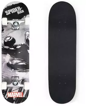 Disney Spiderman Skateboard Holz, Alu-Achse, 79x20cm (9988)