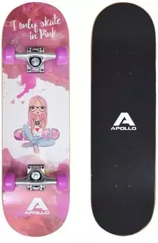 Apollo Skaterprincess Kinderskateboard 71cm, ABEC 3 (11533)