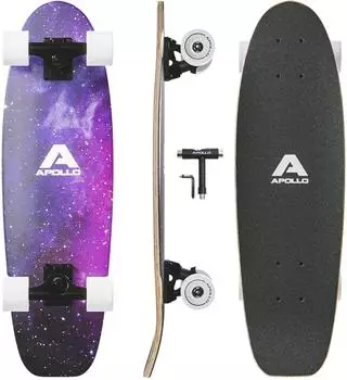 Apollo Nebula Midi Mini-Longboard 27" Cruiser