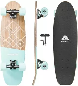 Apollo Savaii Midi Cruiser Board 27" x 8", Holz, ABEC 9