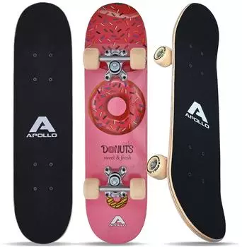 Apollo Donut Kinderskateboard 61cm, ABEC 3 (11542)