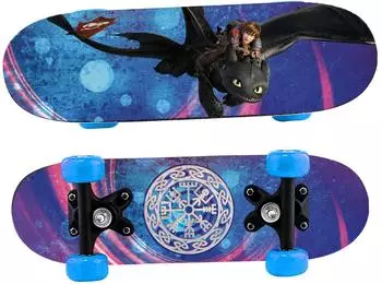 Joy Toy Dragons Mini-Skateboard aus Holz, 43x12x8cm (76062)