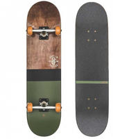 Globe Half Dip 2 8.0" Skateboard hunter green dark maple/hunter green