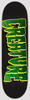 CREATURE Skateboard-Deck – Logo Outline Stumps / Schwarz/Grün – 22,9 cm