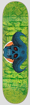 Creature Demon Skull Everslick 8.58" Skateboard Deck green Gr. Uni"