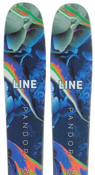 Line Pandora 104 Alpine Skis (19H0015.101.1.158) blau