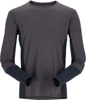 Rab QBL-32-GRH-MED, Rab Syncrino Base LS Tee graphene (GRH) M Herren