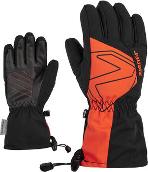 Ziener Laval ASR AW Glove Junior black.burnt orange