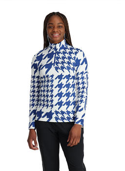 Spyder Houndstooth 1/2 Zip (38B125314) blau