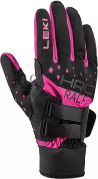 Leki HRC Race Shark (65290130) black/neonpink black/neonpink