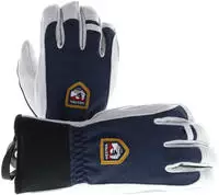 Hestra Army Leather Patrol - 5 Finger - Navy - 8