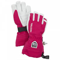 Hestra 30560-930-EU 5, Hestra Army Leather Heli Ski Kinder Fingerhandschuhe pink