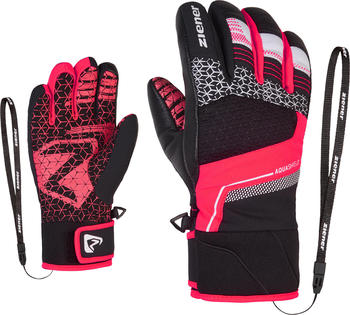 Ziener Lonzalo ASR Glove Junior black.neon pink
