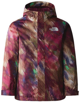 The North Face Snowquest Jacket Youth (8554) boysenberry paint lightening small print