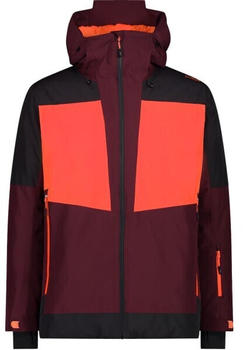 CMP Unlimitech Ski Jacket with PrimaLoft Padding burgundy