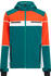 blue petrol/red/white