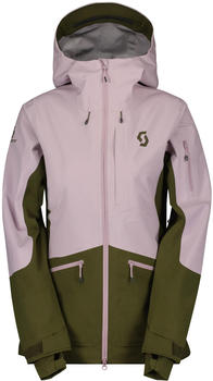 Scott Vertic 3L W Jacket (291860) cloud pink/fir green