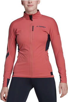 Adidas Terrex Xperior Cross-Country Ski Soft Shell Jacket Women rose