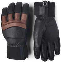 Hestra 3000780-280750-7, Hestra Fall Line 5-Finger Ski Handschuh (Navy/Brown) 7 Blau